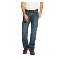 Pants & Shorts Ariat Men's Rebar M4 Low Rise DuraStretch Basic Boot Cut Jeans (10016221)