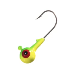 Arkie Double Eye Painted Bronze Hook Jig Heads