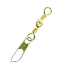 Swivels/Split Rings Eagle Claw Barrel Swivel W/ Safety Snap