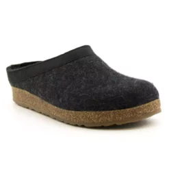 Haflinger Unisex Grizzly Clog (Charcoal) Slippers & Clogs