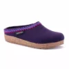 Slippers & Clogs Haflinger Women's Grizzly ZigZag Slippers (Eggplant 711053)