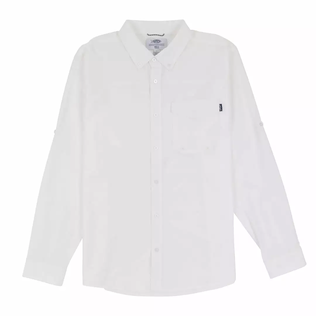 Aftco Men's Ace Long Sleeve Button Down (M46335) 5 Aftco Men's Ace Long Sleeve Button Down (M46335)