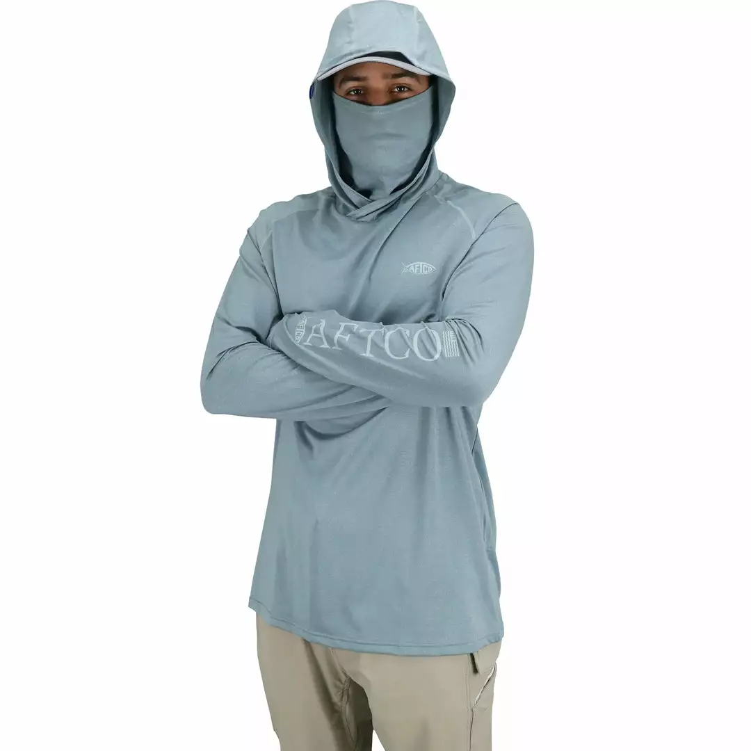 Aftco Men's Yurei Hooded LS Performance Shirt Shirts & Tops 3 Aftco Men's Yurei Hooded LS Performance Shirt Shirts & Tops