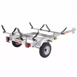 Kayak Accessories Malone EcoLight 2 Kayak Trailer Package (2 V-Racks)