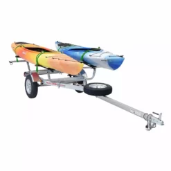 Kayak Accessories Malone MicroSport™ 2 Kayak Trailer Package (2 Sets MegaWings, Spare Tire)