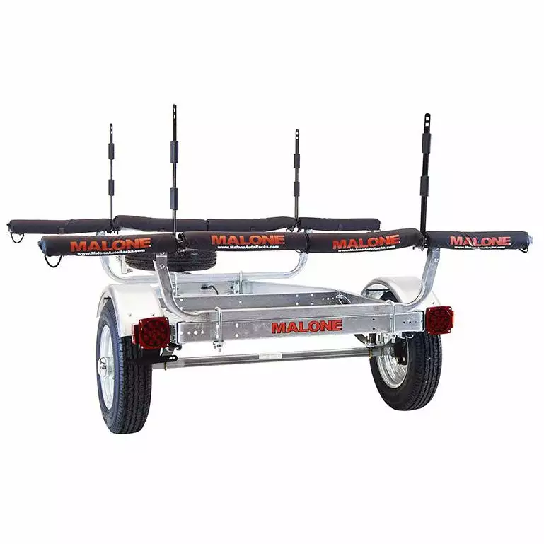 Malone MicroSport™ 4 Kayak Trailer Package (2 Sets Stackers, 4 Sets Rack Pads, Spare Tire) Kayak Accessories 6 Malone MicroSport™ 4 Kayak Trailer Package (2 Sets Stackers, 4 Sets Rack Pads, Spare Tire) Kayak Accessories