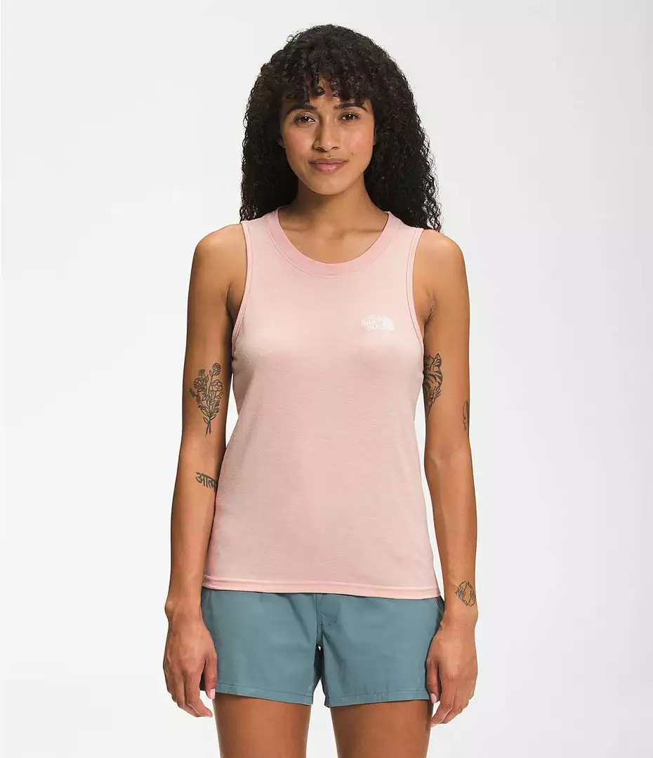 The North Face Women's Simple Logo Tri-Blend Tank 4 The North Face Women's Simple Logo Tri-Blend Tank