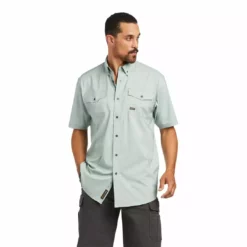 Shirts & Tops Ariat Men's Rebar Made Tough Durastretch SS Work Shirt