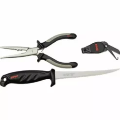 Rapala Combo Pack 6.5" Pliers / Falcon Fillet Knife / Clipper/ Sheath Tools & Filet Knives