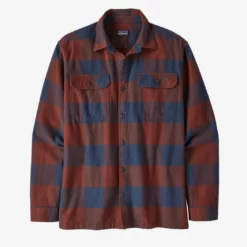Patagonia Men's Long/ Sleeve Organic Cotton Midweight Fjord Flannel Shirts & Tops