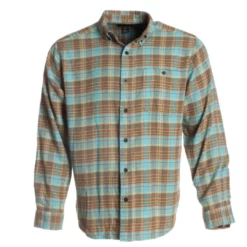Woolly Dry Goods Men's Check Flannel 5oz Shirts & Tops