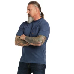 Ariat Men's Rebar Cotton Strong American Outdoors T-Shirt