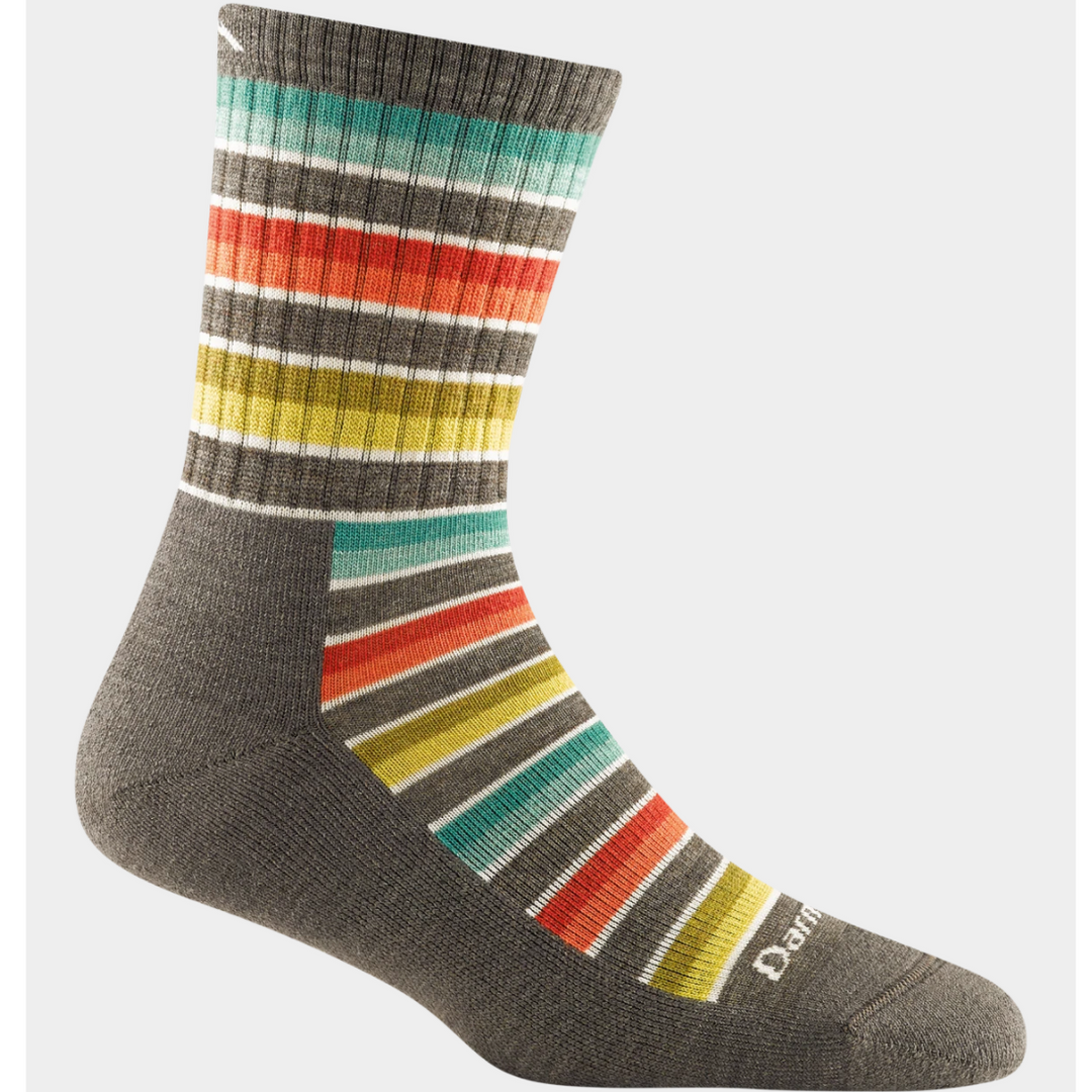 Darn Tough Women's Decade Stripe Micro Crew Midweight Hiking Sock (1994) 4 Darn Tough Women's Decade Stripe Micro Crew Midweight Hiking Sock (1994)