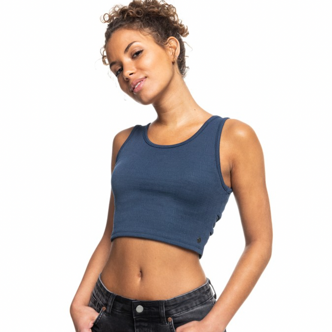 Roxy Women's Good Keepsake Crop Tank Top 4 Roxy Women's Good Keepsake Crop Tank Top