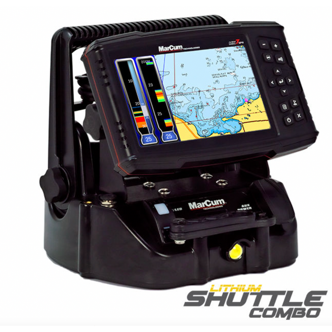Flashers & Accessories Marcum MX-7GPSLi Lithium Combo GPS/Sonar System 3 Flashers & Accessories Marcum MX-7GPSLi Lithium Combo GPS/Sonar System