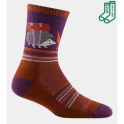 Socks Darn Tough Women's Critter Club Micro Crew Lightweight Hiking Sock (5001)