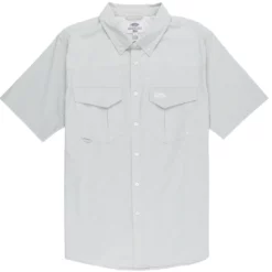 Aftco Men's Apex Stretch Short Sleeve Button Down Shirt