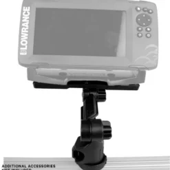 YakAttack Rectangular Fish Finder Mount With Track Mounted LockNLoad™ Mounting System (FFP-1003)