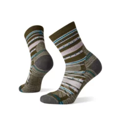 Smartwool Women's Hike Light Cushion Stitch Stripe Mid Crew Socks (SW001577D11)