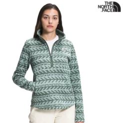 The North Face Women's Printed Crescent 1/4 Zip Pullover