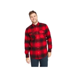 Timberland Pro Men's WOODFORT HEAVYWEIGHT FLANNEL WORK SHIRT