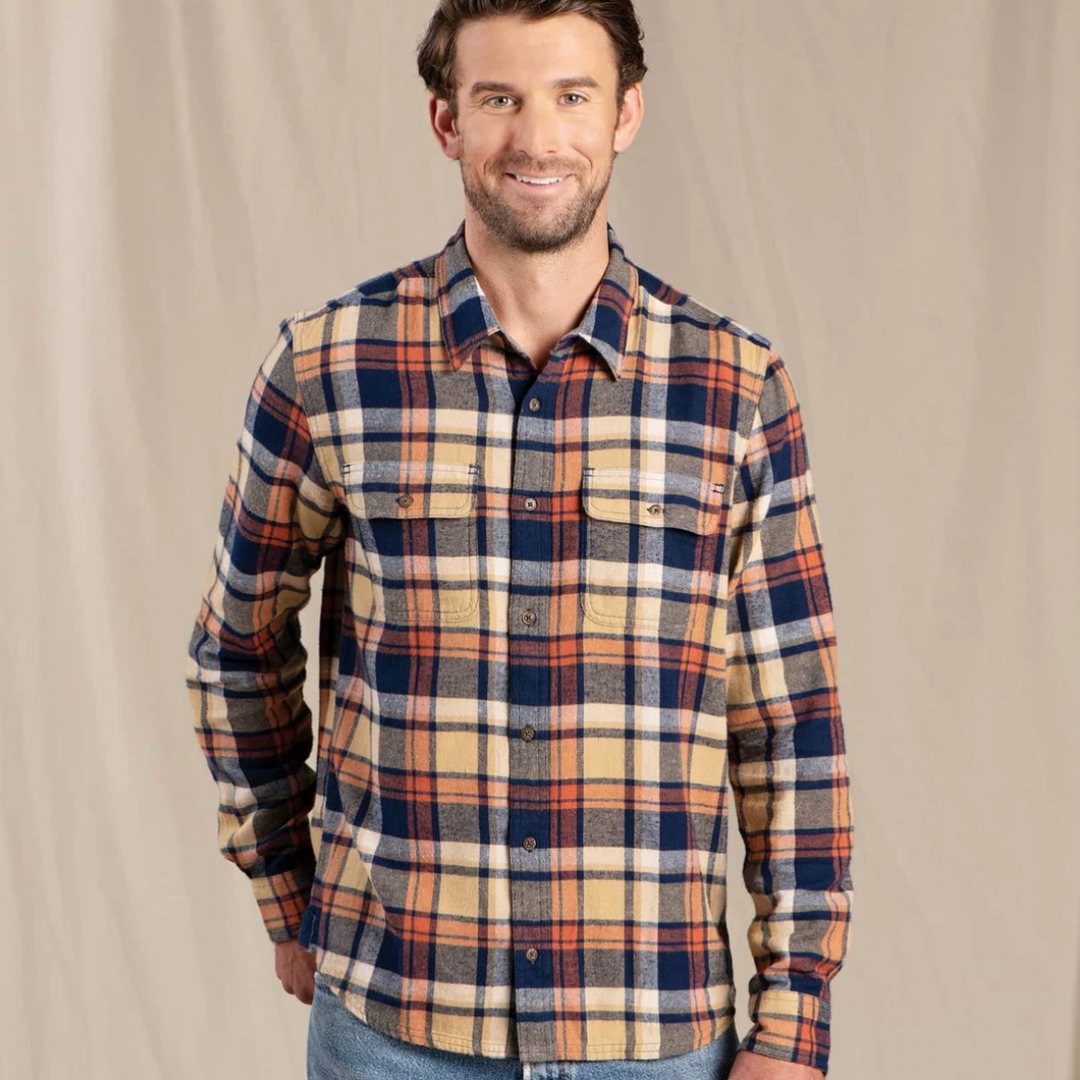 Shirts & Tops Toad&Co Men's Indigo Flannel Long Sleeve Shirt 5 Shirts & Tops Toad&Co Men's Indigo Flannel Long Sleeve Shirt