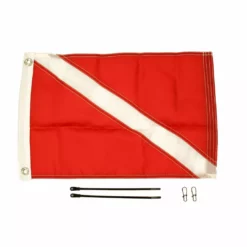 Kayak Accessories YakAttack Diver Down Flag Kit 12" X 18" 5 Kayak Accessories YakAttack Diver Down Flag Kit 12