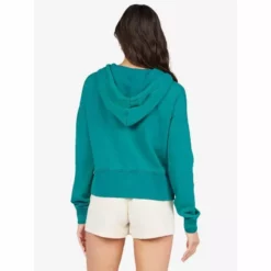 Roxy Time To Chill Button Front Pullover Hoodie Shirts & Tops